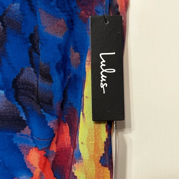 Lulus Blue V-neck Maxi Dress - Small - NWT - Picture 8 of 8